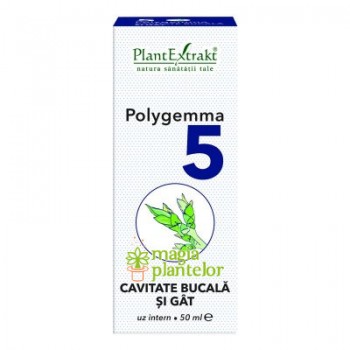 Polygemma  5 cavitate bucala-gat 50 ML– PlantExtrakt